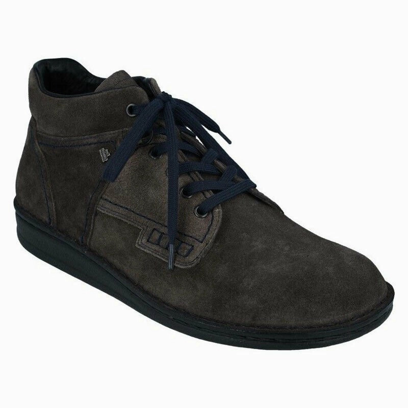 Finn Comfort Women's Linz - Asphalt Velour Organic Ease