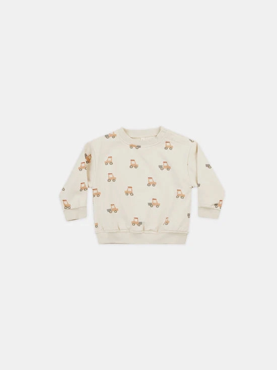 slim Quincy Mae Sweatshirt - Tractors