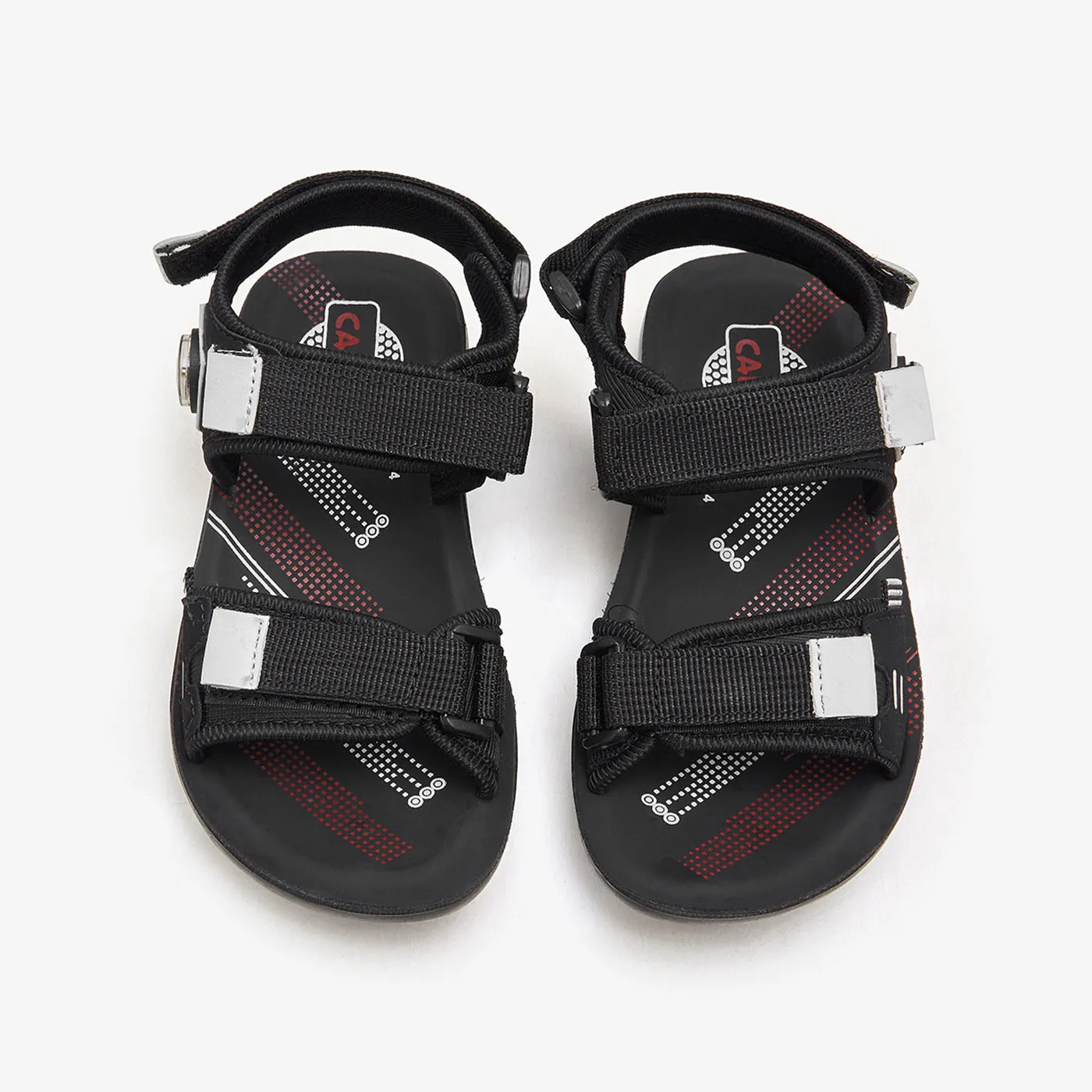 banked track running option Boys' Comfy Mesh Sandals