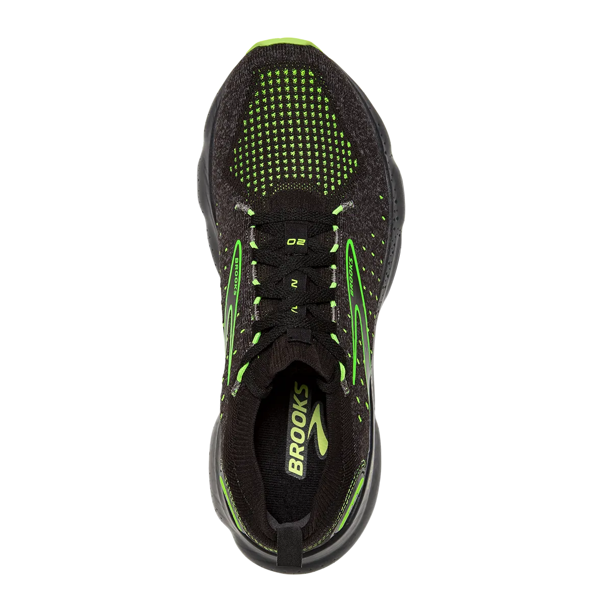 Brooks Glycerin StealthFit 20 running in a kelp forest area shoes Foam Pod Configuration