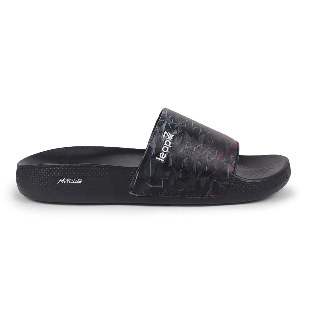 Leap7x By Liberty Men NITWALK-2 Black Casual Slides training - shoes new experience