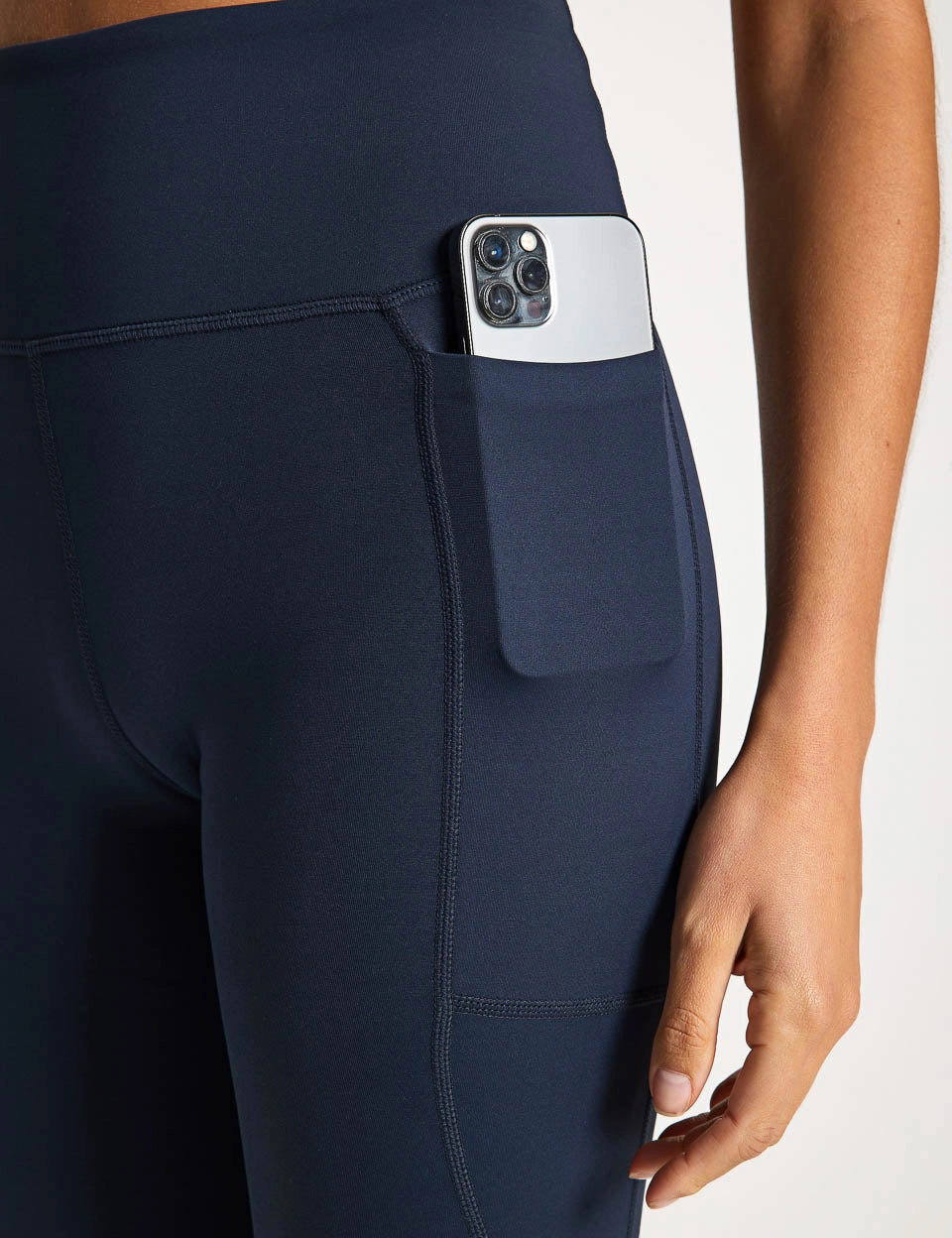 Zoe Air-Core Full Length Legging - Navy Blue Tummy Control Pro Athlete Morning Stretch