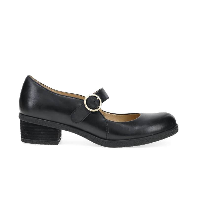 Flexible Fabric Blend UVProtectionFabric Dansko Women's Dierdra - Black Waterproof Burnished