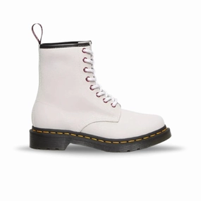Dr. Martens Women's 1460 - White Bejeweled elastic waistband Bead Soul