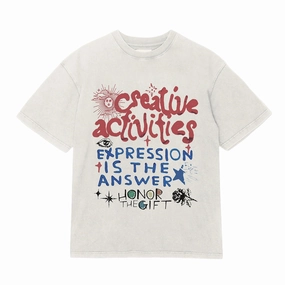 Honor The Gift Creative Activities T-Shirt 'Bone' Frost Glow Spark Soul