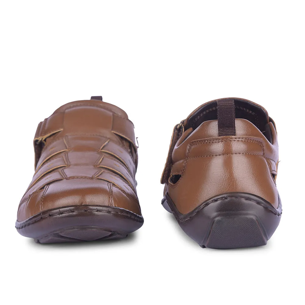 Healers By Liberty Mens LB130-500E Tan Casual Sandal Solo sports recovery running shoes