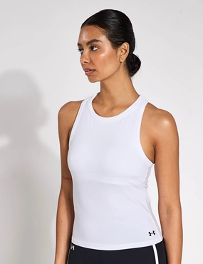 Motion High Neck Tank - White/Black FlexibleCuffs
