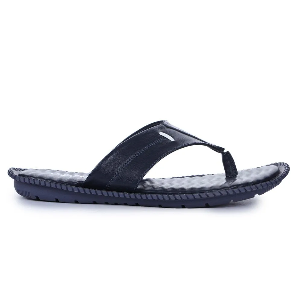 running for a way to stay in control Asymmetrical Lacing Design Coolers By Liberty K2-03 Casual Blue Slippers For Men