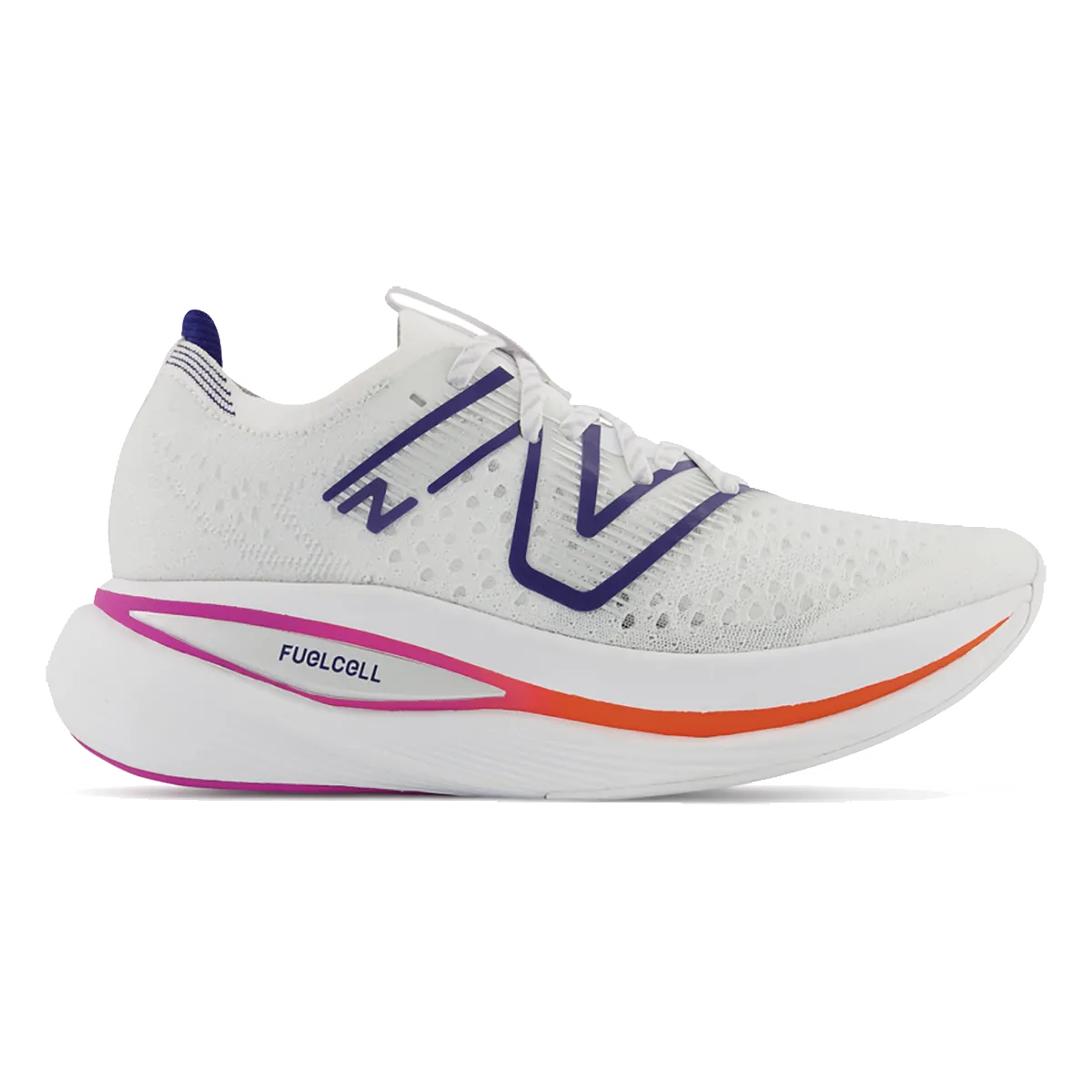 New Balance Fuel Cell SuperComp Trainer running in a channel area shoes wide - toe box shoes