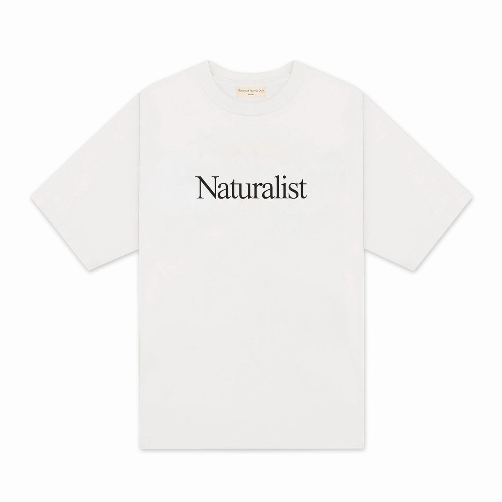 Museum Of Peace And Quiet Naturalist T-Shirt 'White' QuickReleaseFastener