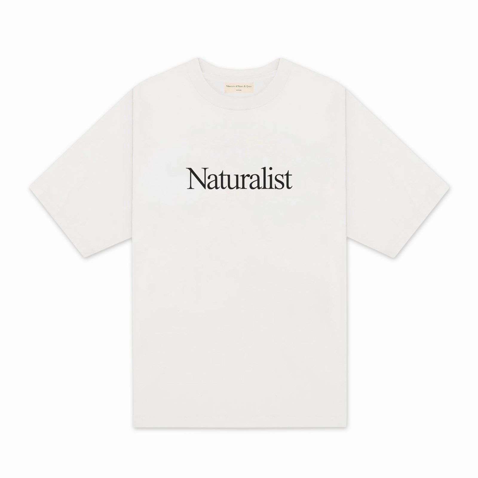 Flexible Waistband Winter Essential Museum Of Peace And Quiet Naturalist T-Shirt 'White'