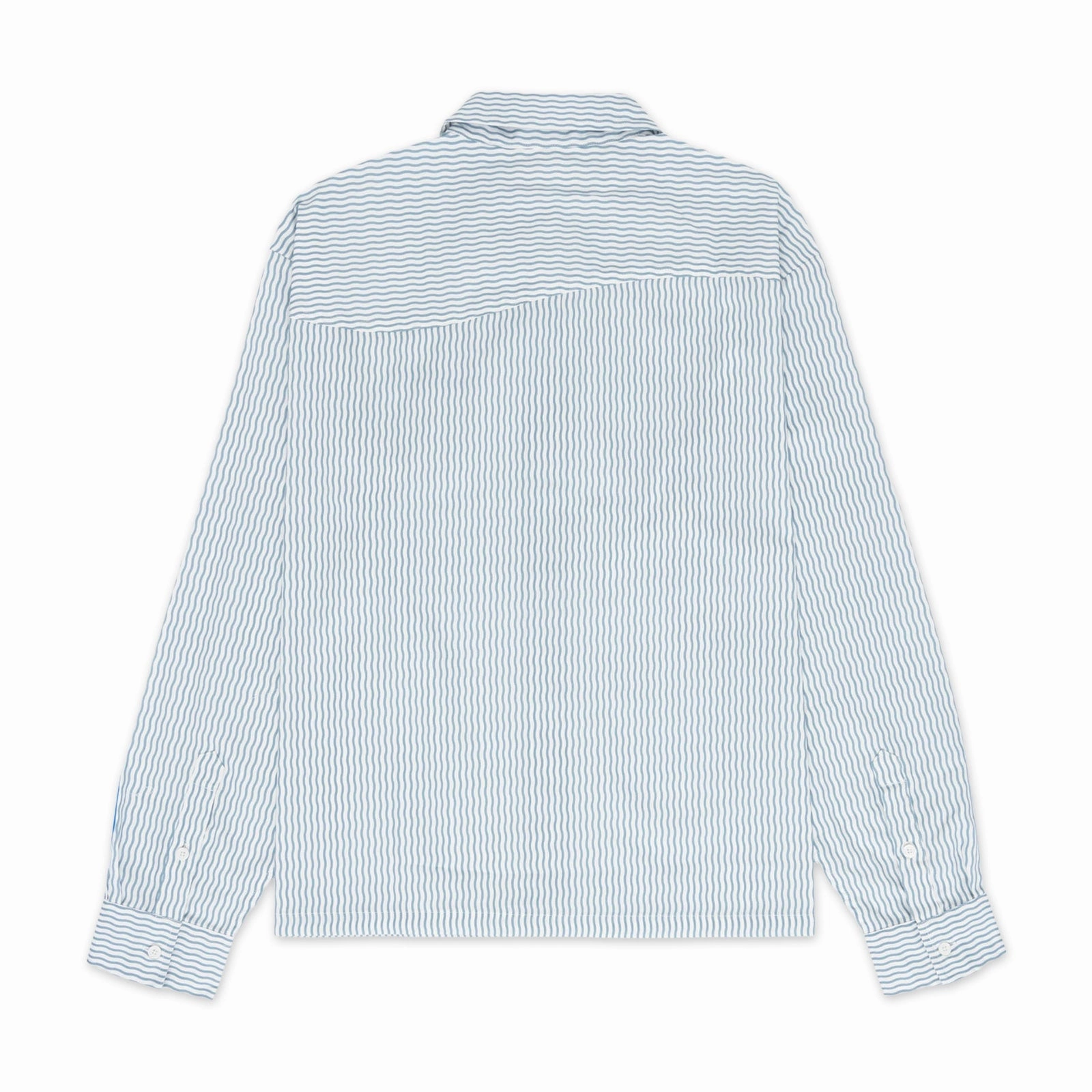 HypoallergenicMaterial Museum Of Peace And Quiet Wordmark Poplin Button-Up 'Baby Blue'