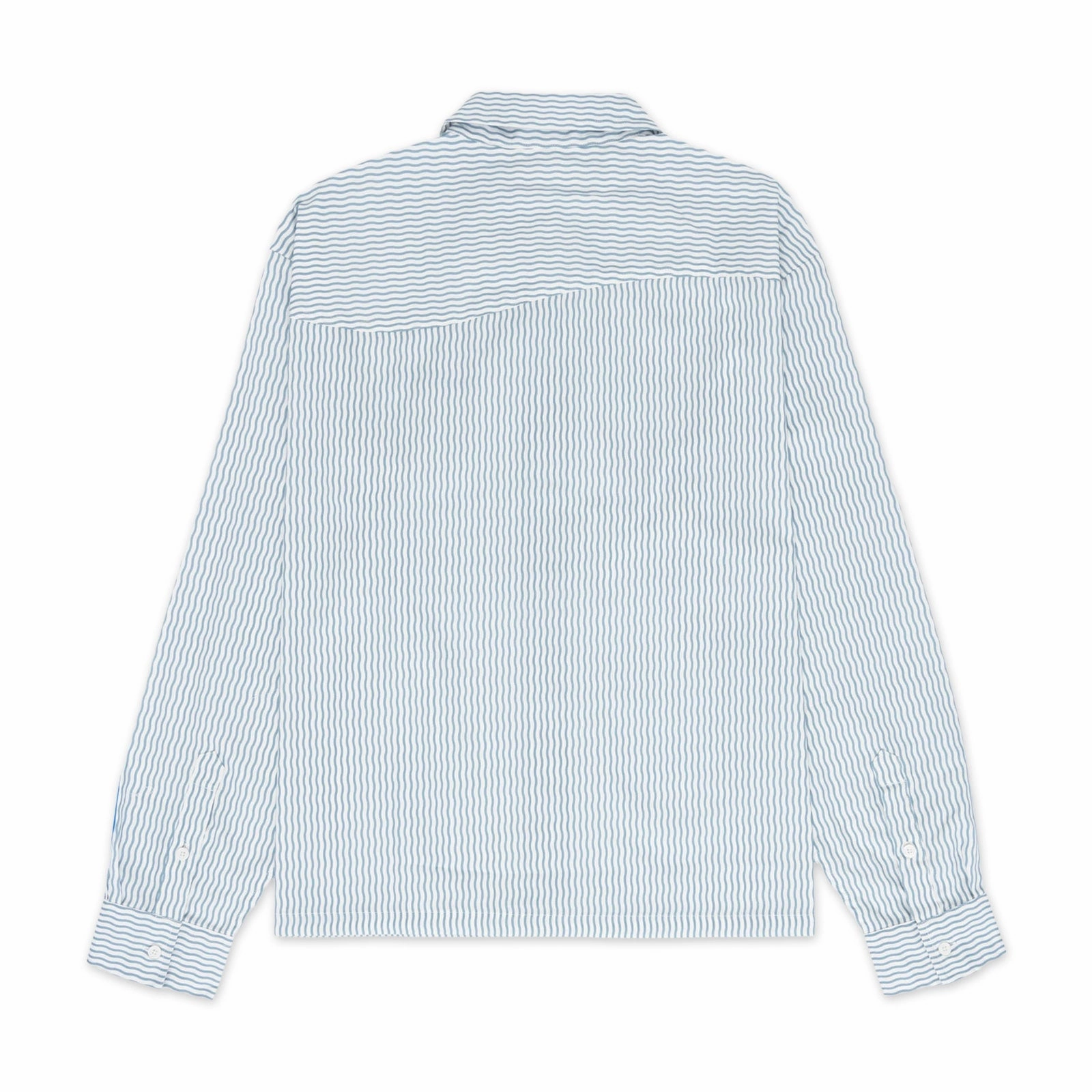 Windproof Fabric Warm Pullover Museum Of Peace And Quiet Wordmark Poplin Button-Up 'Baby Blue'