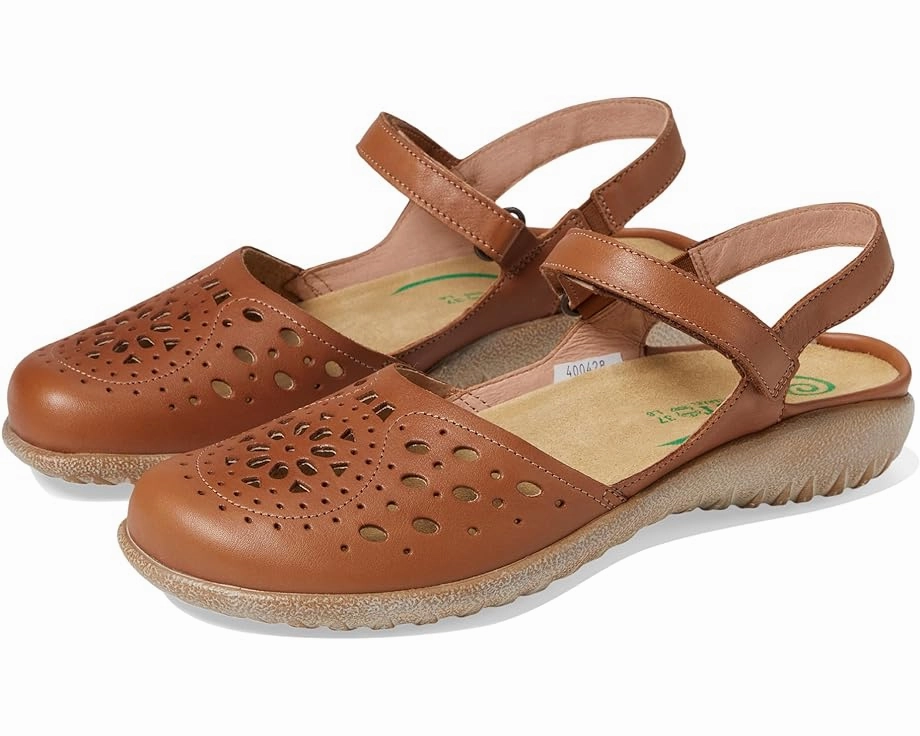 Naot Women's Arataki - Caramel Relaxed Look Antibacterial Finish