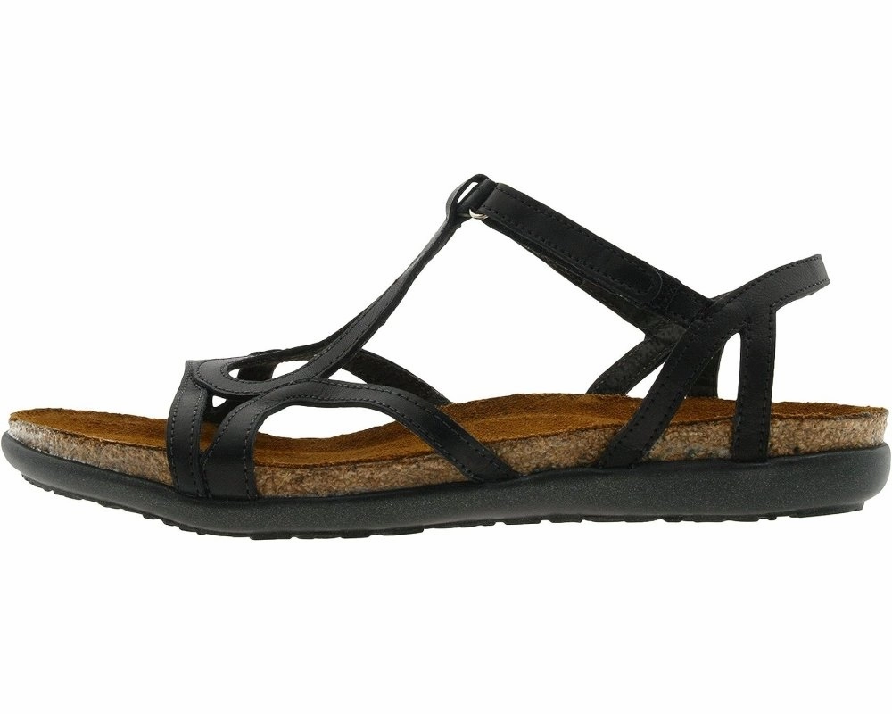 Naot Women's Dorith - Black Raven Leather Wool Fit Frost Glow