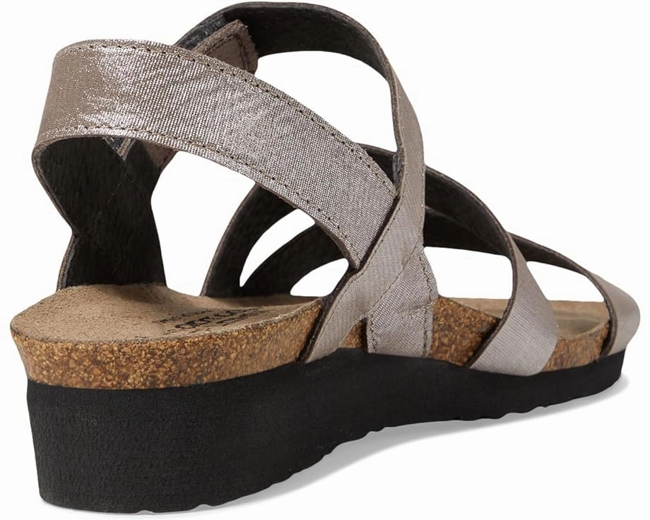 Date Vibe Train Ease Naot Women's Kayla - Silver Threads