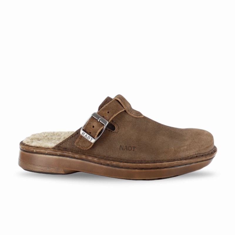 Recycled Polyester Naot Women's Martos - Antique Brown Suede