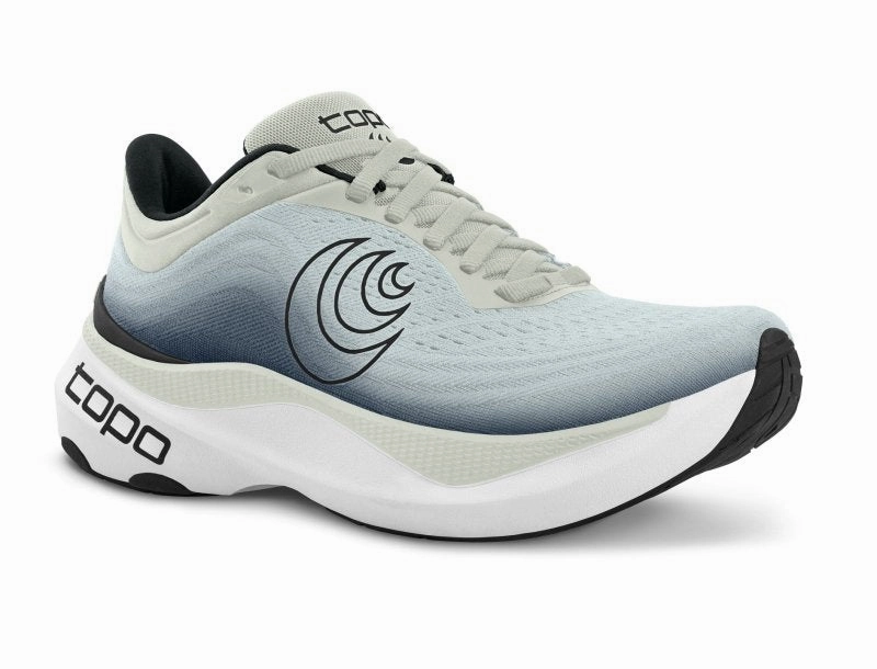 Adjustable Strap Closure Topo Athletic Men's Aura - Grey/Charcoal