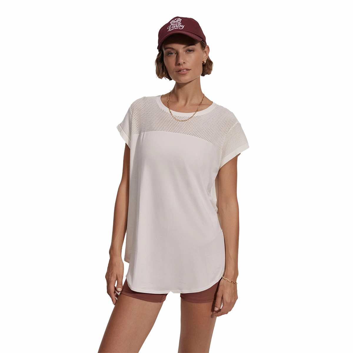 Ribbed Collar Style Thermal Regulation Technology Varley Wakefield Seamless Tee