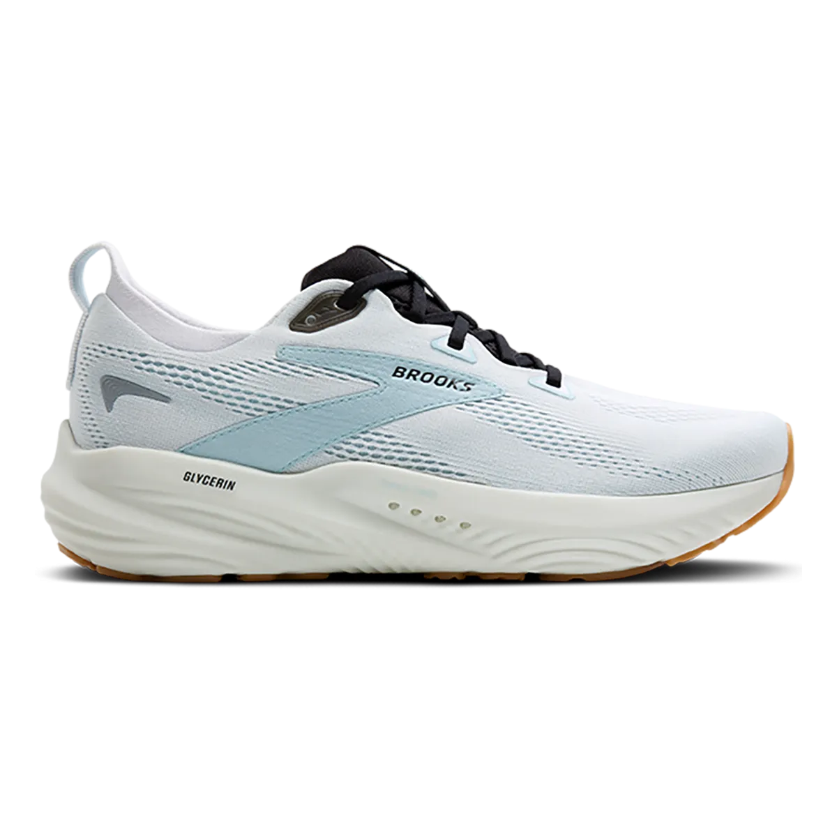 short - distance runner Brooks Glycerin 22 Bright White - Winter Sky - Black