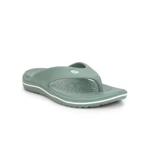A-HA Casual Green Flip Flop For Men BEACHTIME By Liberty long - distance run Hygroscopic Insole