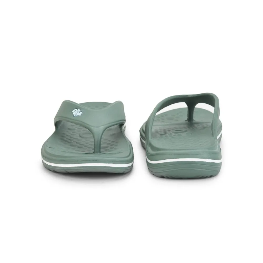 anti - blister - technology shoes UV - protection A-HA Casual Green Flip Flop For Men BEACHTIME By Liberty