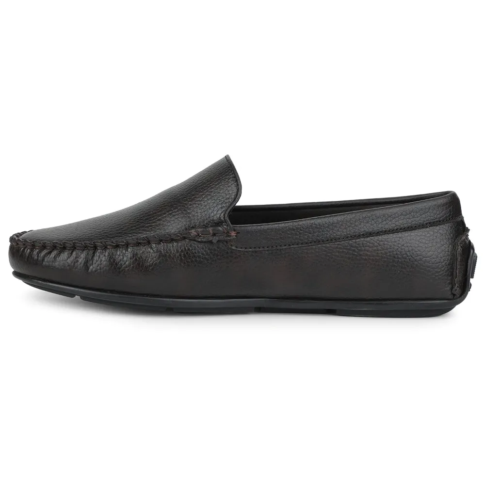 Fortune Brown Casual Loafers For Men AVL-4 By Liberty multi - color shoes Impact protection