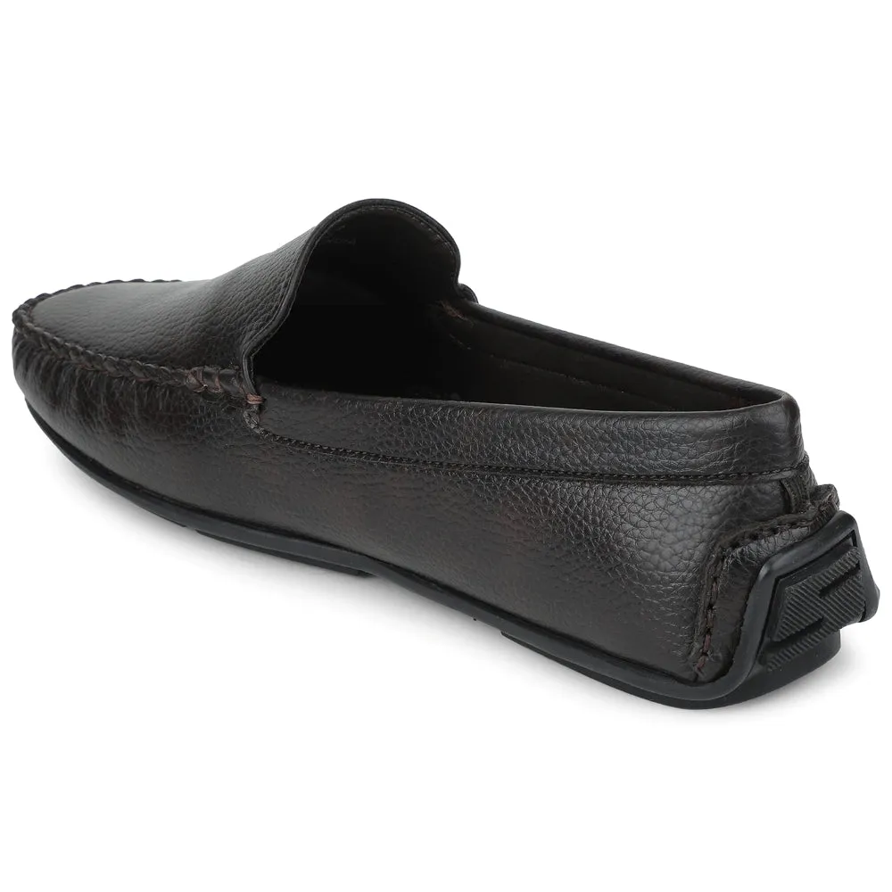 Fortune Brown Casual Loafers For Men AVL-4 By Liberty Aerobic Efficiency