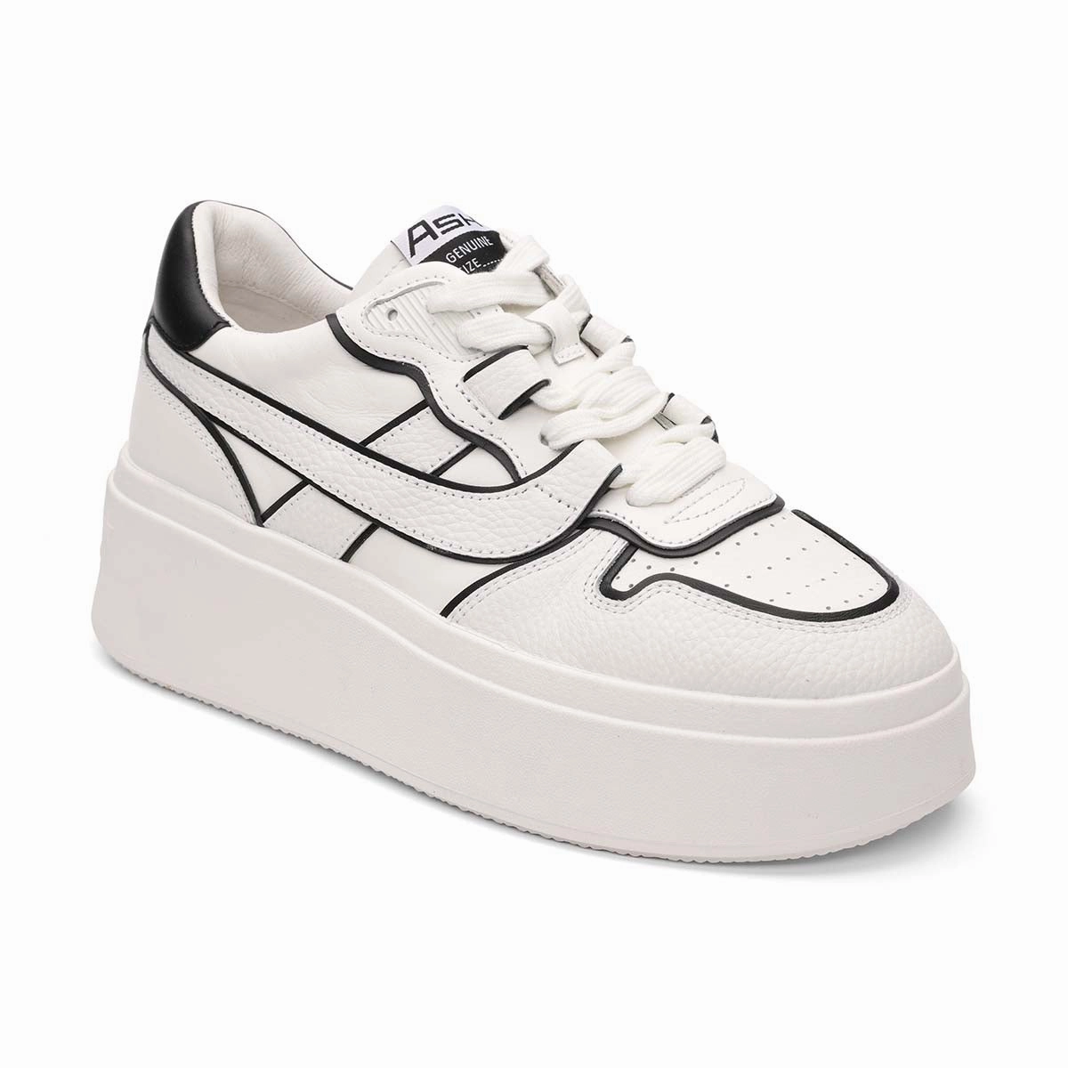 Match Bis Tumbled Leather Platform Sneaker road - ready