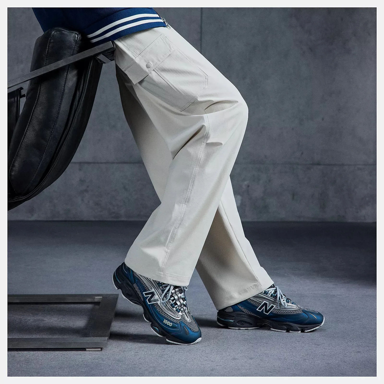 New Balance 1000 'Deep Ocean' Breathable EVA Foam indoor running footwear