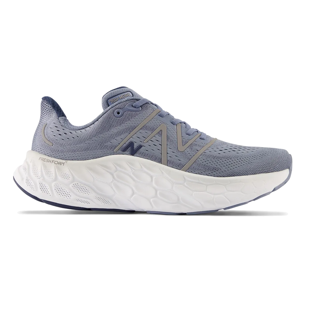 Water Drainage Channels non - marking New Balance Fresh Foam X More V4 - Arctic Grey - Natural Indigo