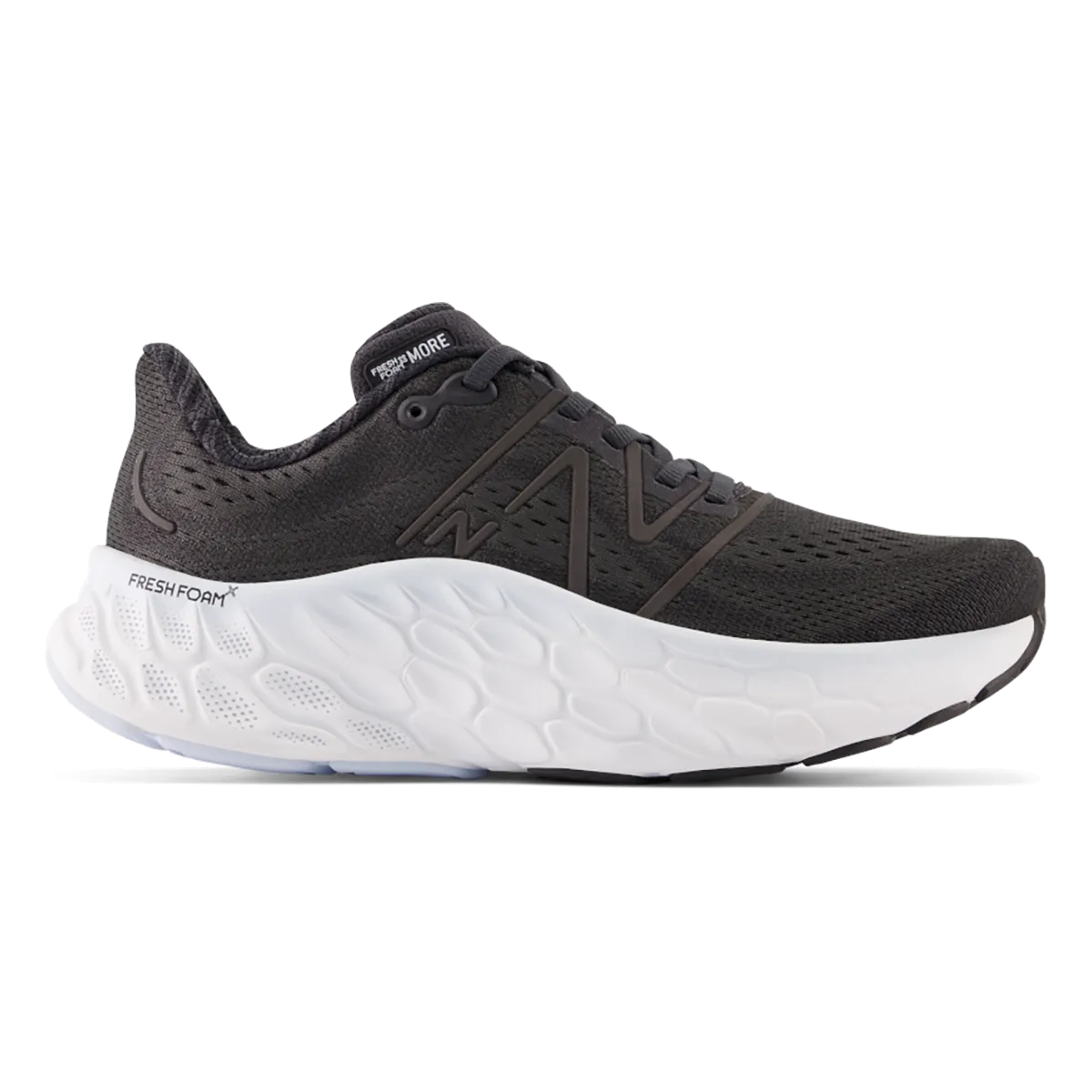 extra - wide running shoes plain - design shoes New Balance Fresh Foam X More V4 - Black
