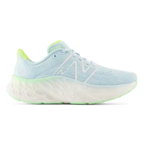 Oxygen Flow Knit New Balance Fresh Foam X More V4 - Blue - Green Aura - White
