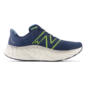 New Balance Fresh Foam X More V4 - Navy - Cosmic Pineapple - Heritage Blue Snug heel flexible synthetic shoes