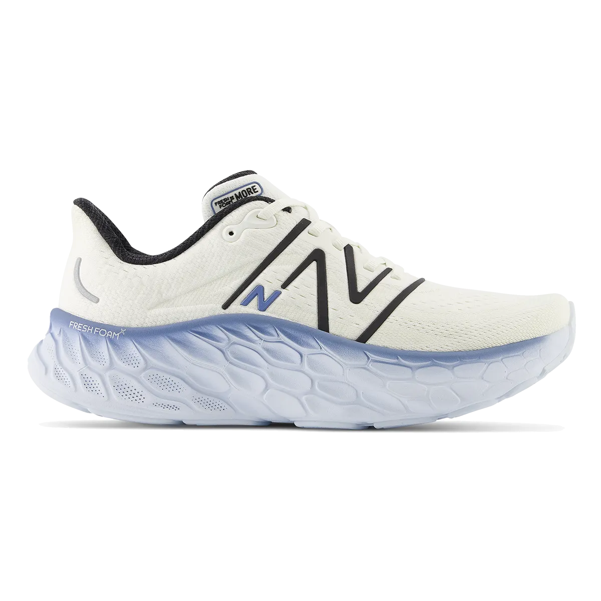 New Balance Fresh Foam X More V4 - Sea Salt - Blue Ice Anatomical Lace Guides Multi Surface Traction