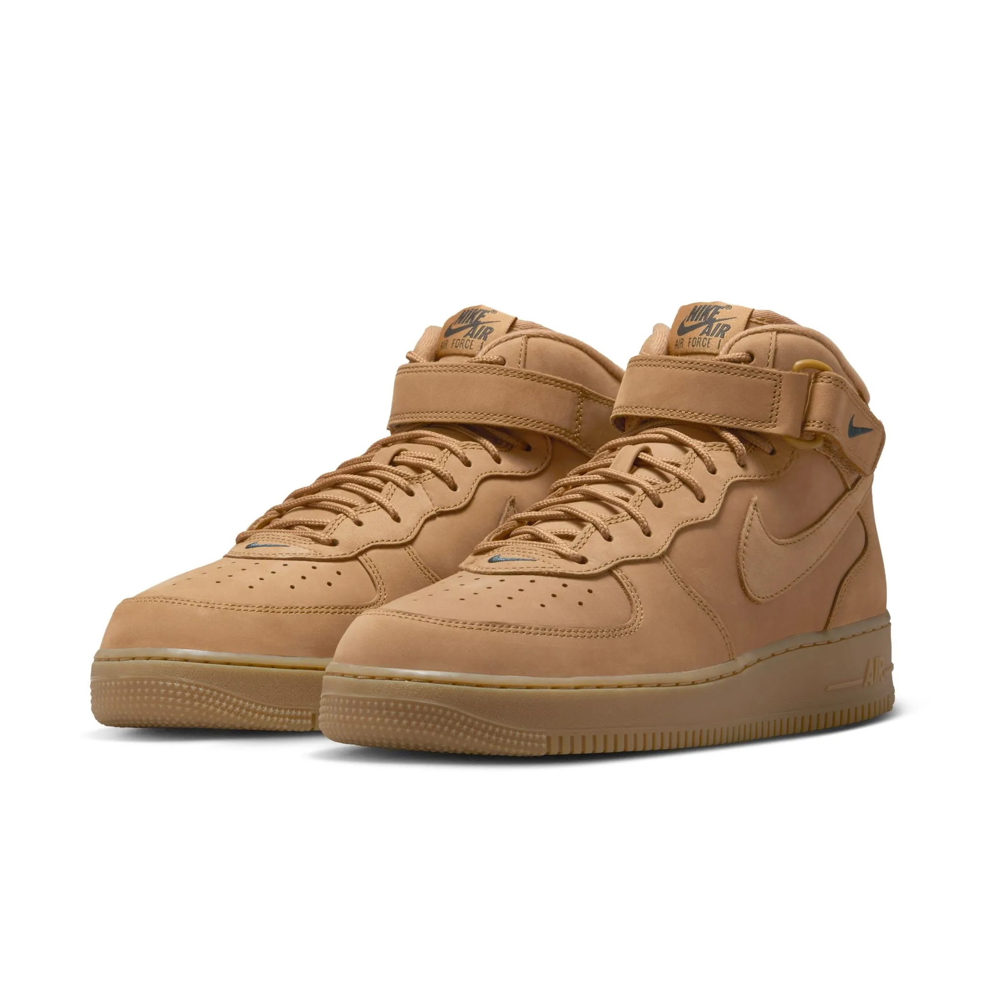 amateur runner use Progressive Rocker Design Nike Air Force 1 Mid 'Flax'