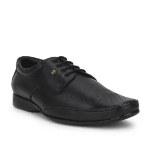Trail Cushioning Healers Formal Lacing Shoes For Men (Black) FL-510N By Liberty