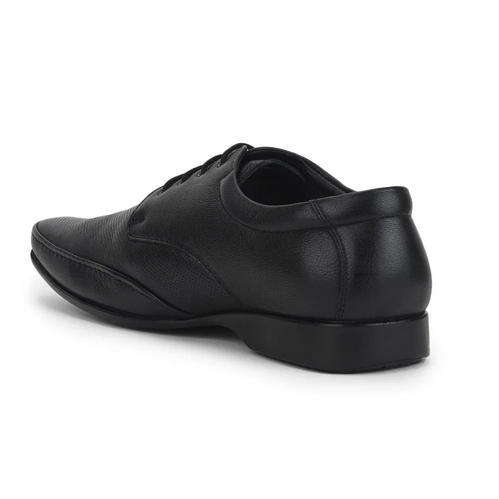 trail - tough Healers Formal Lacing Shoes For Men (Black) FL-510N By Liberty