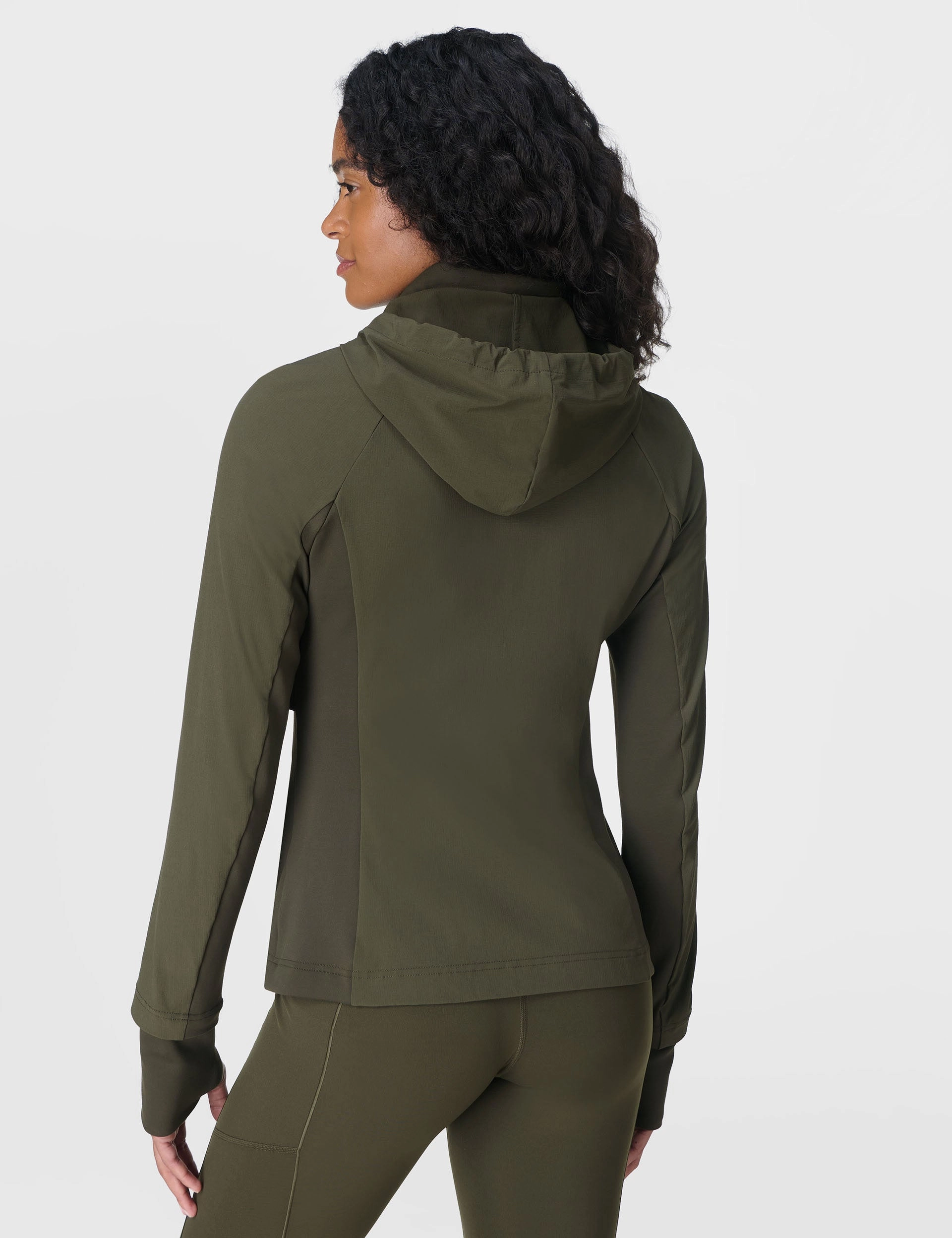 Pro Run Water Resistant Run Jacket - Nori Green EcoFriendlyProduction