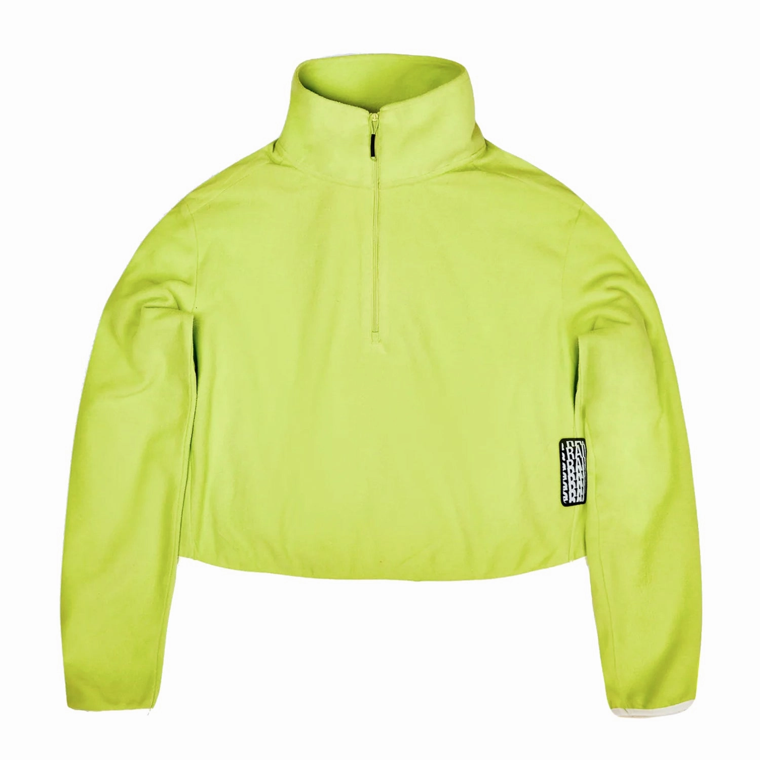 SweatWickingLining Low Maintenance RAINS Fleece W Half Zip 'Digital Lime'