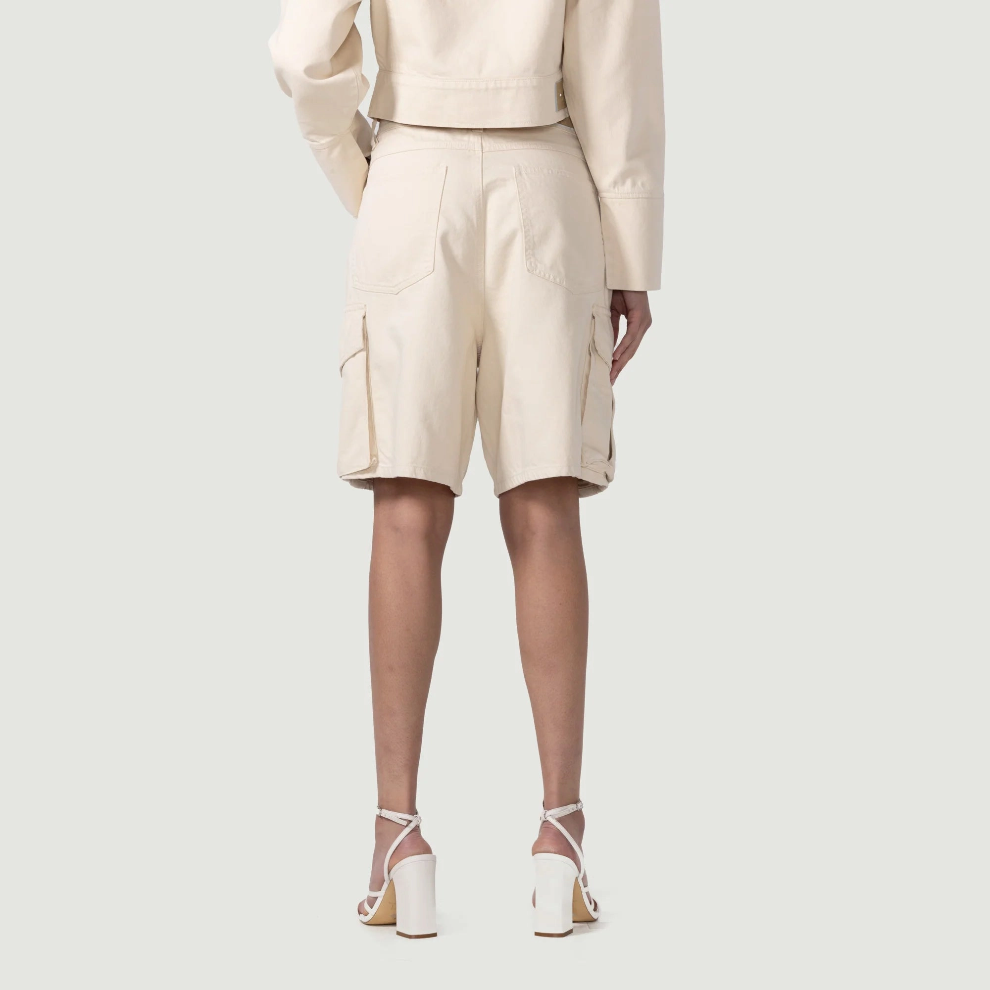 Women's Honor The Gift Baggy Cargo Short 'Bone' Conscious Core