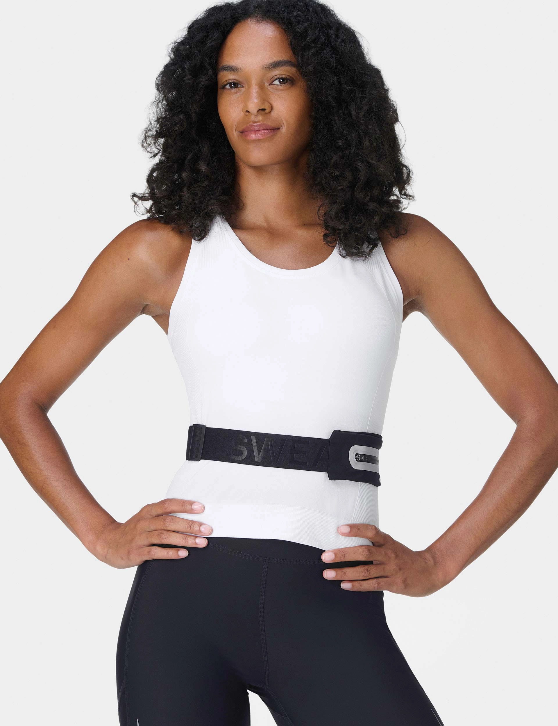 Athlete Crop Seamless Workout Vest - White MultiDirectionalFlex