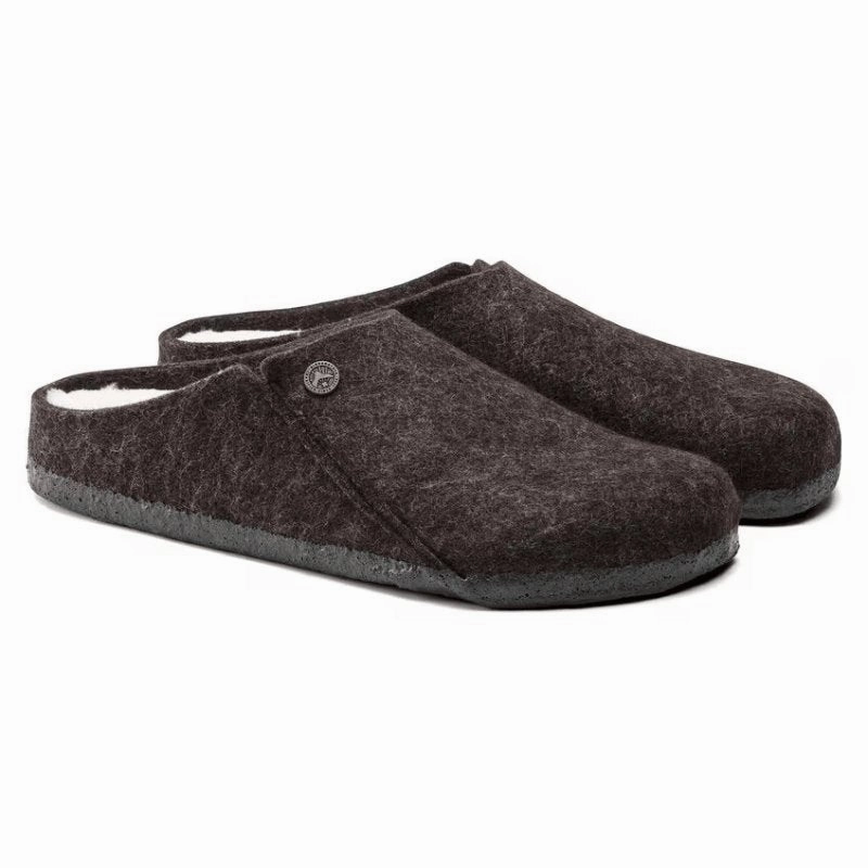 Birkenstock Zermatt Shearling - Mocha DoubleStitched River Flow