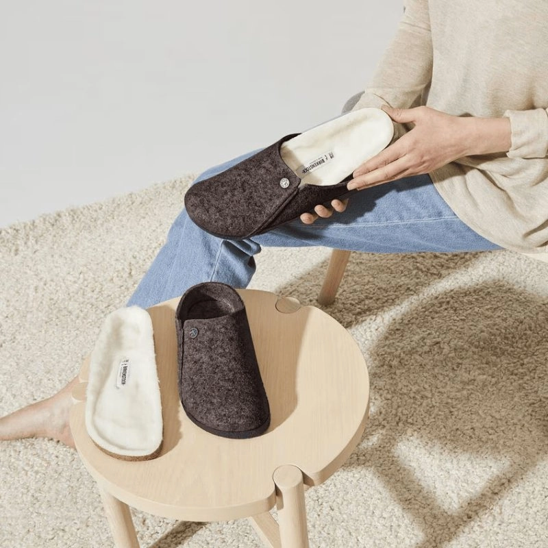Birkenstock Zermatt Shearling - Mocha Art Mood