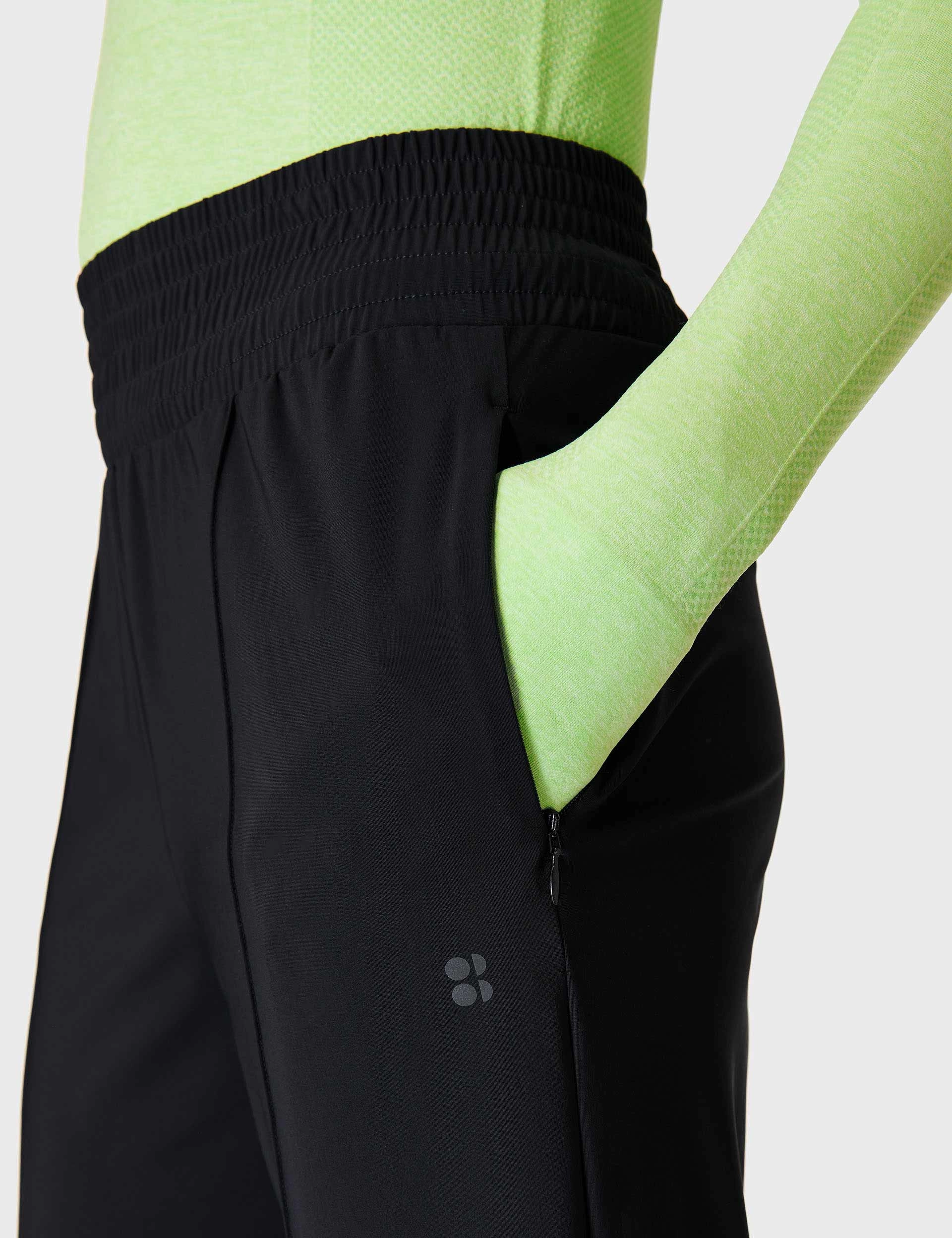 Hot Core Explorer Wide Leg Track Trousers - Black