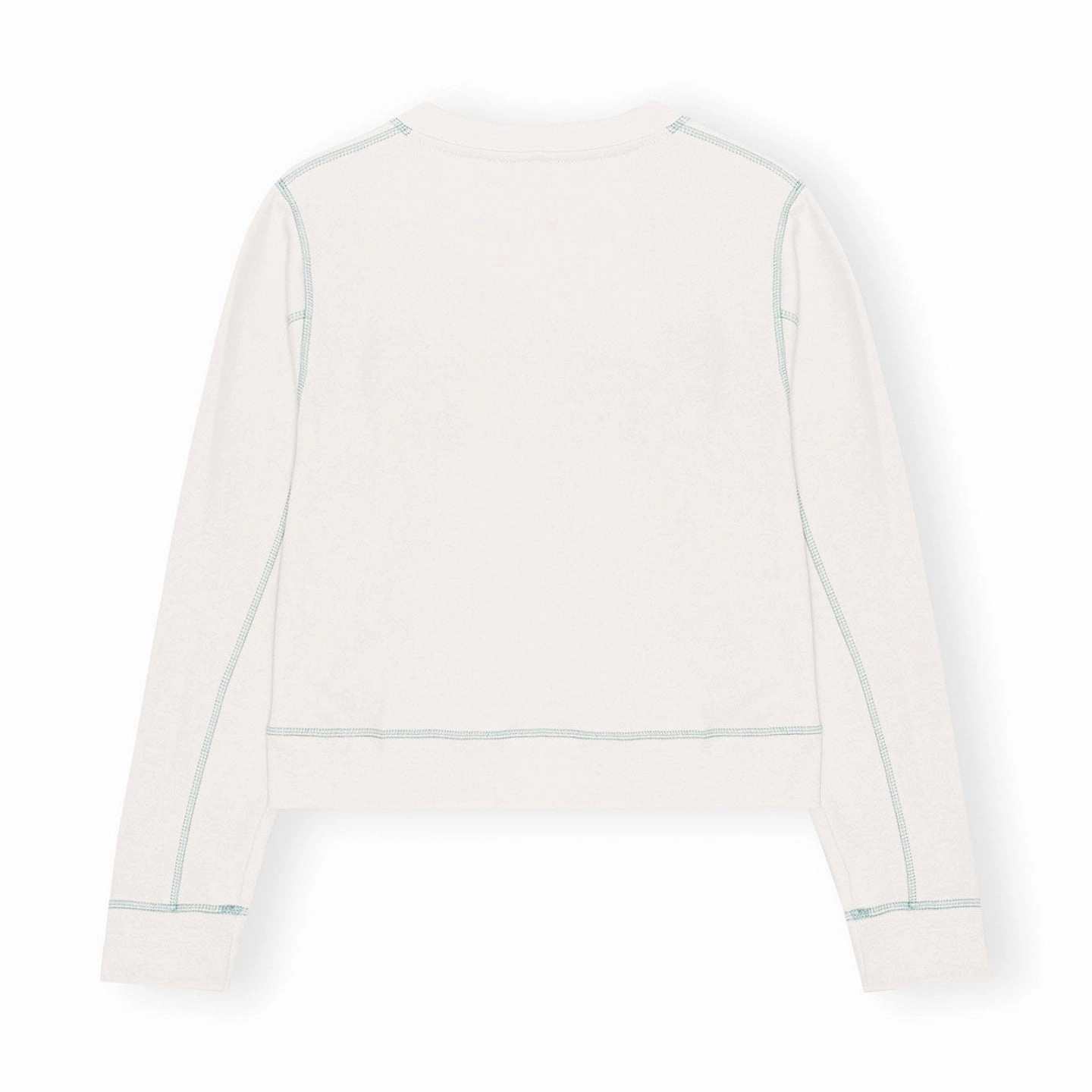 Ganni Isoli Rock Sweatshirt 'Egret' Mind Glow Sharp Cut