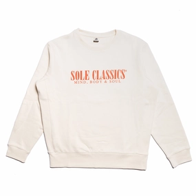 Sole Classics Mind Body & Soul Crewneck in Natural Sea Fit Scandi Clean