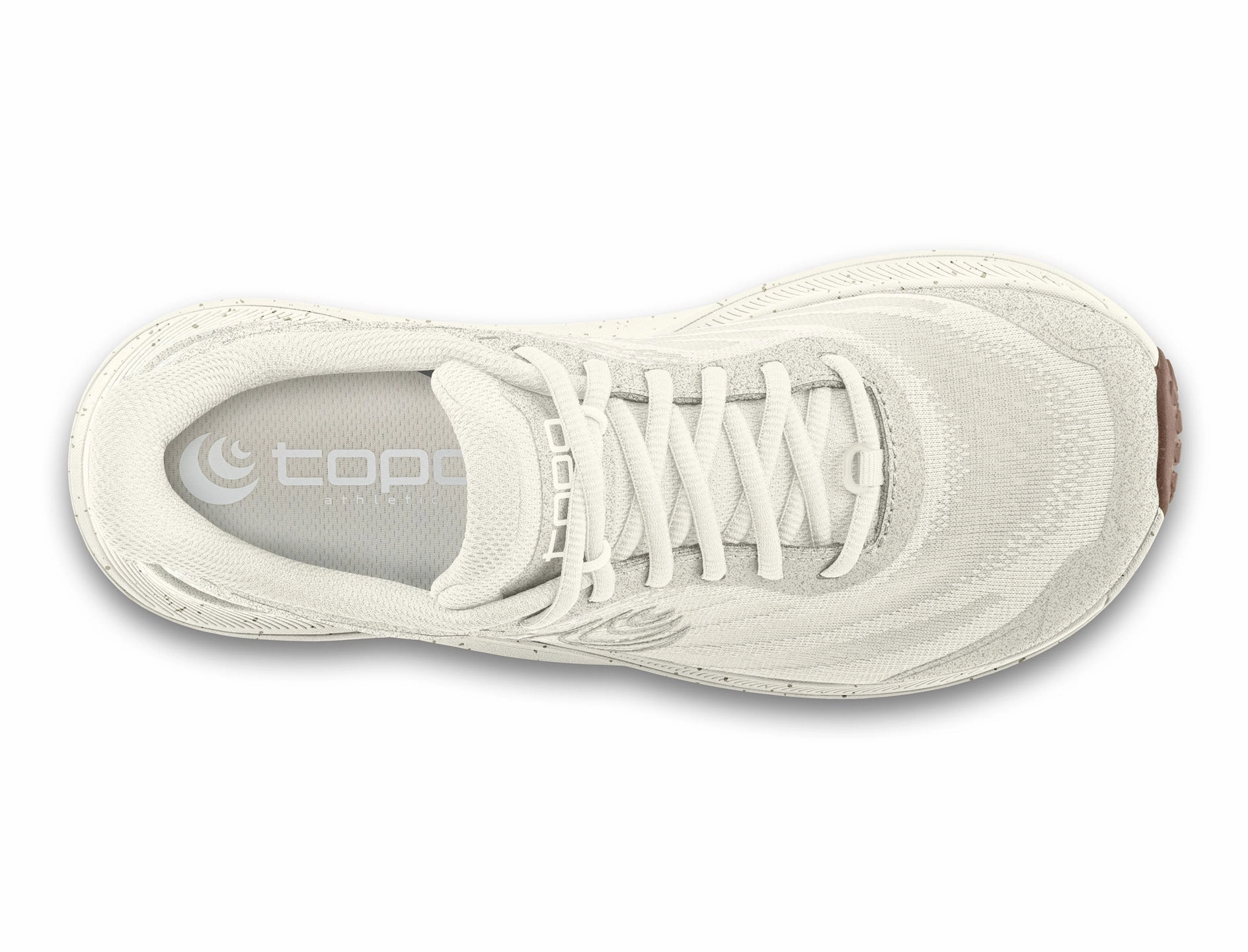 Textured Grip Pattern Retro-inspired cushioning Topo Athletic Women's Ultraventure 4 - Salt/Natural