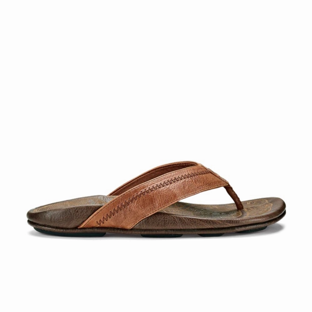 Olukai Men's Hiapo - Rum/Dark Wood Formal Attire