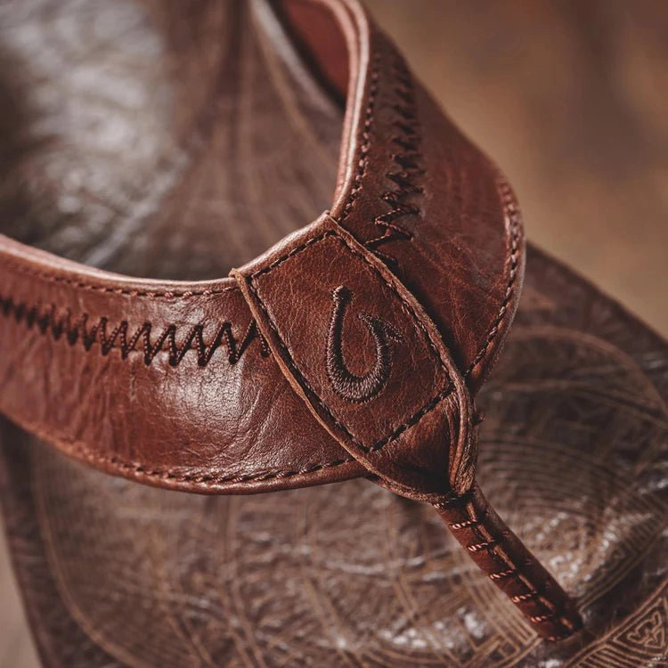 Olukai Men's Hiapo - Rum/Dark Wood EcoDyeProcess